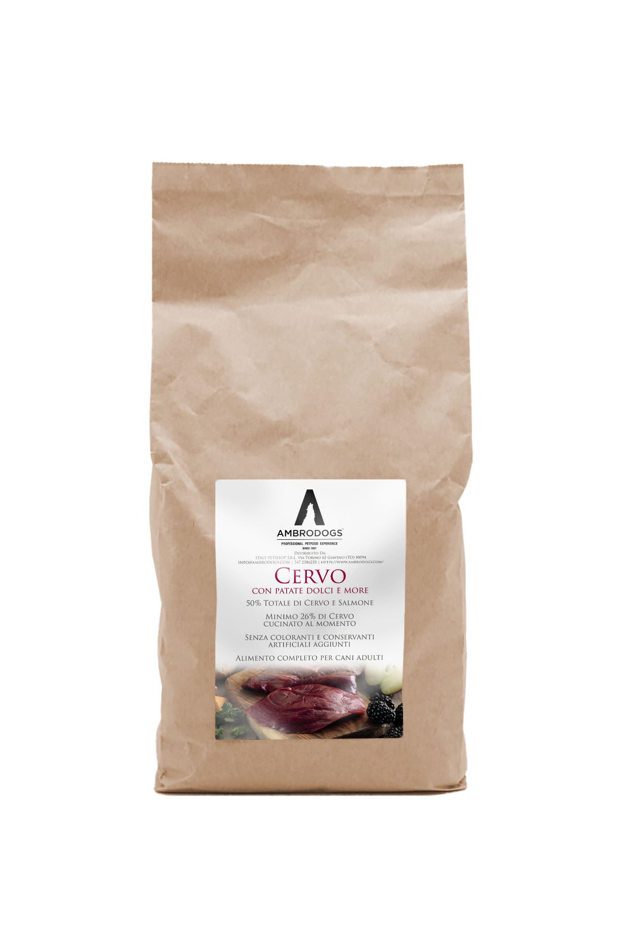 crocchette grain free per cane-cervo e patate dolci 12 kg