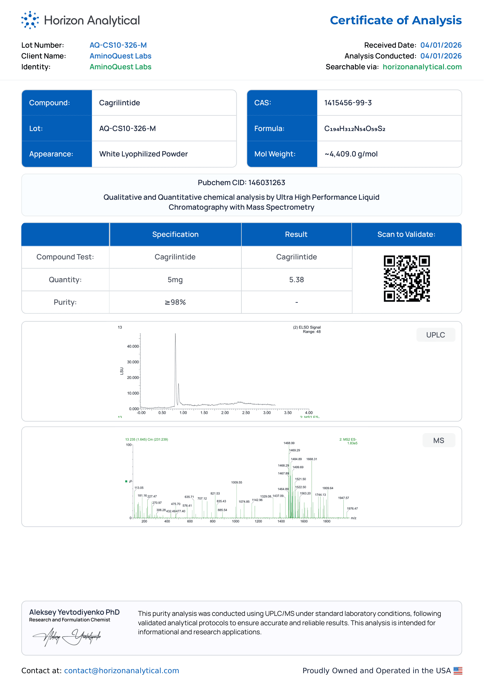 Cagrilintide 5mg + AQ1-S 5mg – 10mg - Image 2
