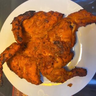 Halal Chicken Tikka grilled with spices served at Ammonight Restaurant Hokkaido