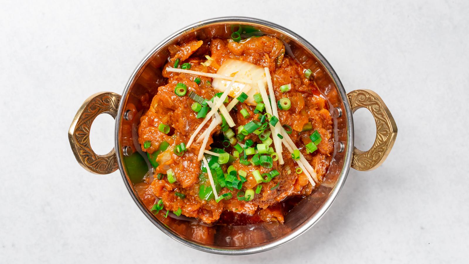 Halal Lamb Masala served at Ammonight Restaurant in Sapporo – authentic Pakistani halal food in Japan