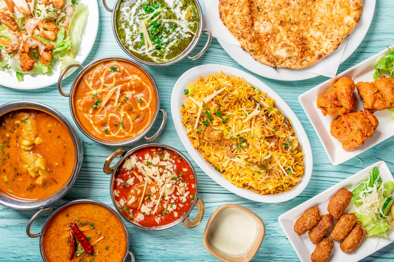 Authentic halal food served at Ammonight Restaurant in Japan – traditional Pakistani dishes in a modern dining setup