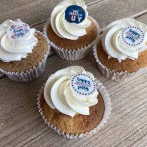 4th of July cupcake set – vegan & glutenvrij
