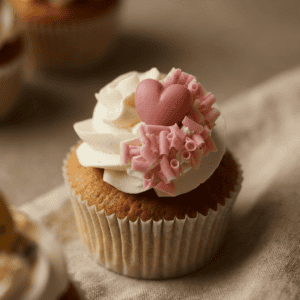 Aardbei cupcake - Lente editie