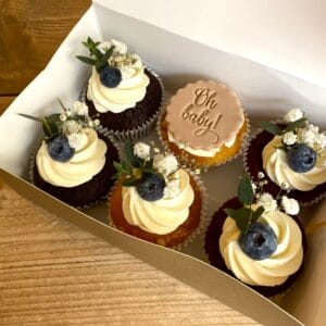 Cupcakes met tekst