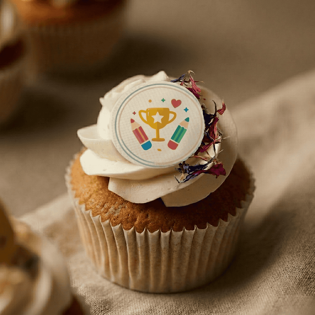 Bedankt juf meester cupcakes mini 1