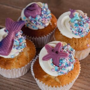 Bewaar versgebakken cupcakes