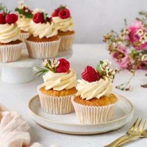 Bruiloft cupcakes sfeerbeeld