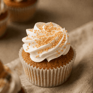 Carrot cake cupcake