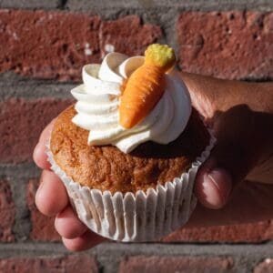 Carrot cake cupcake - worteltaart smaak