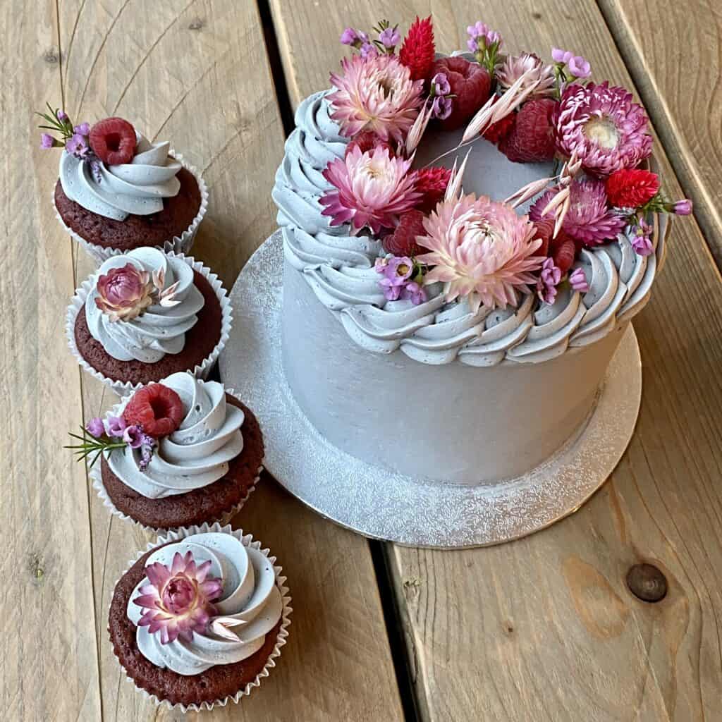 Bruiloft cupcakes & taarten