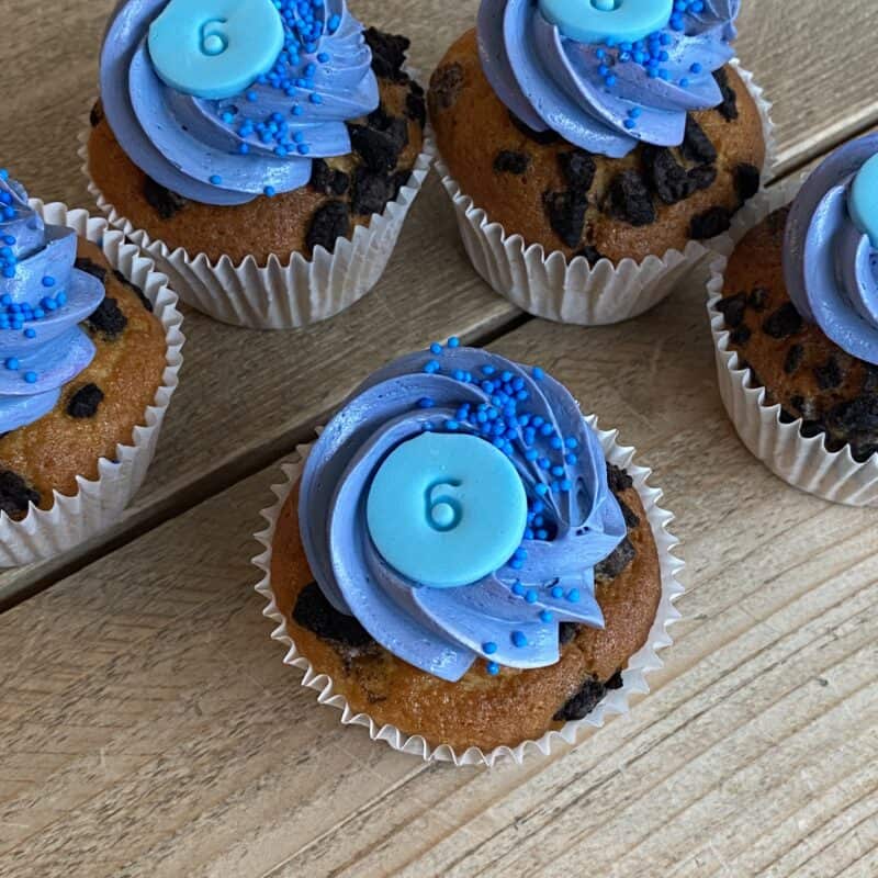 Cupcakes met cijfers of letters - Afbeelding 6