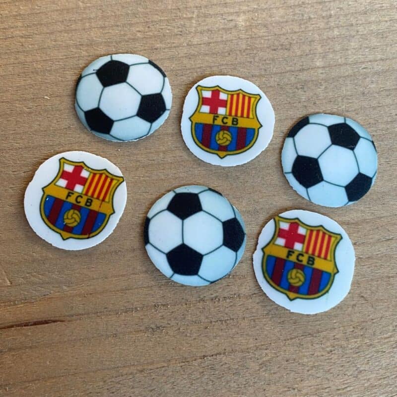 Losse eetbare prints - Voetbal - Afbeelding 2