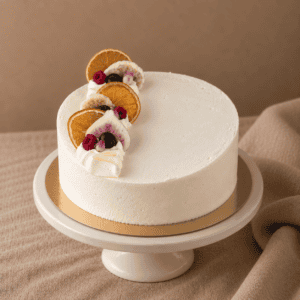 Fruit & floral taart