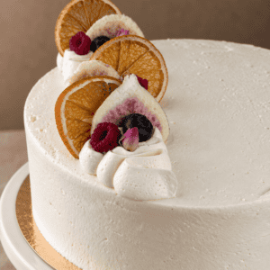Vegan & glutenvrije fruit & floral taart