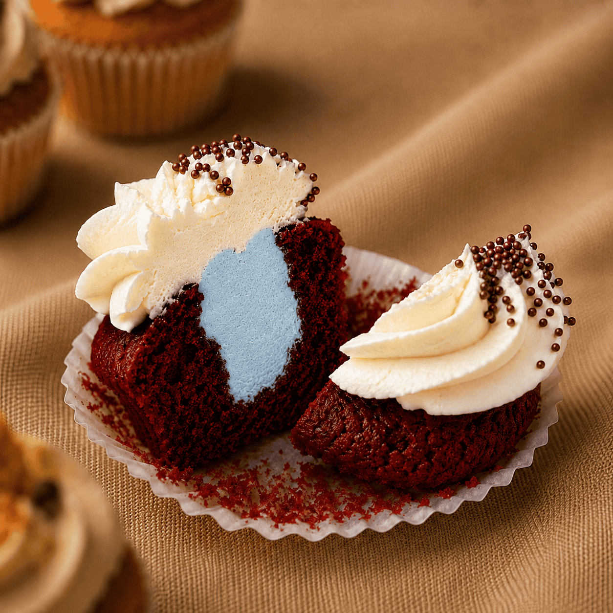 Gender reveal Baby blauwe vulling
