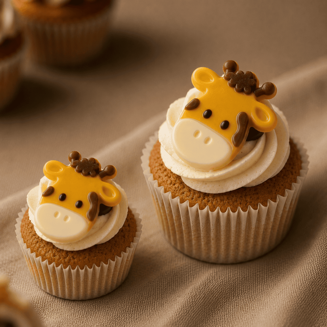 Jungle dieren cupcakes - Afbeelding 4