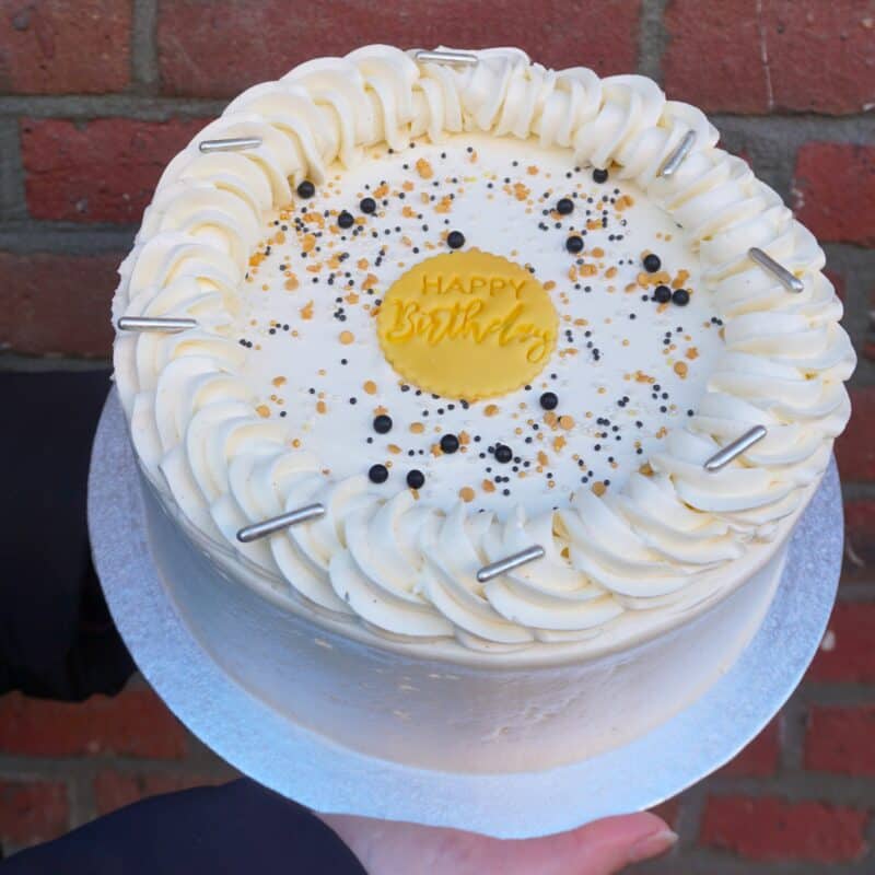 Vegan & glutenvrije Great Gatsby taart
