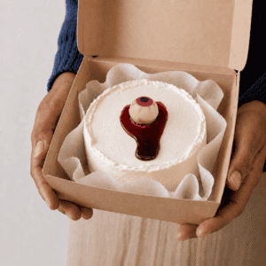 Halloween Bloody eye bento cake