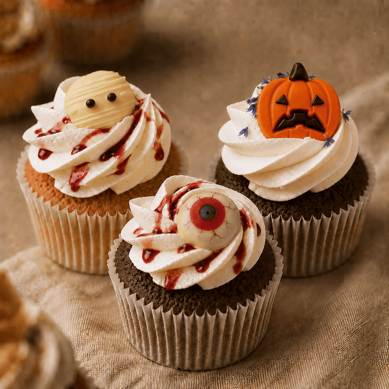 Halloween cupcake set