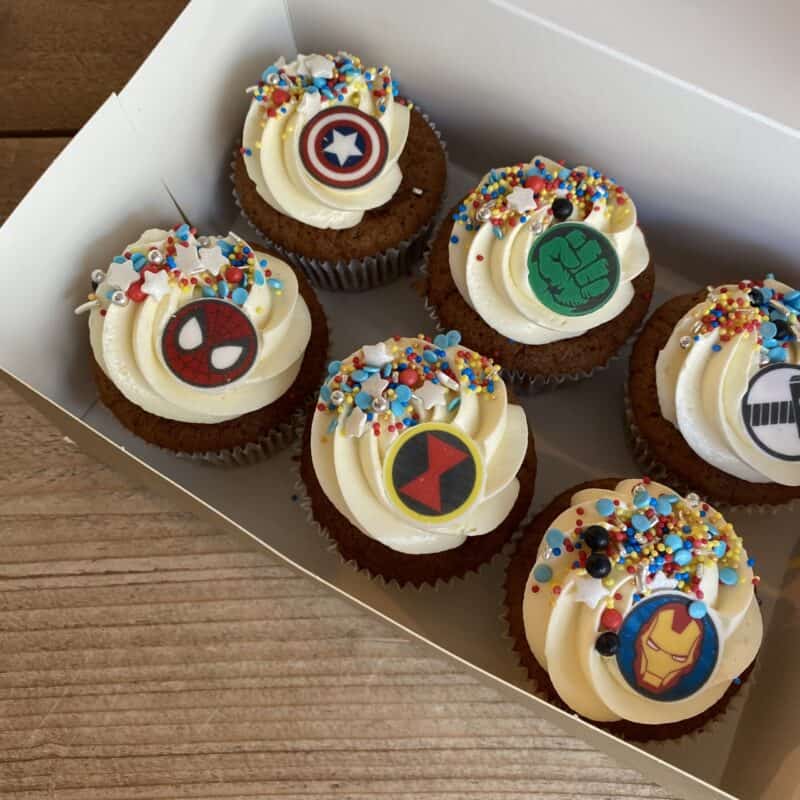 Superhero-cupcake-box