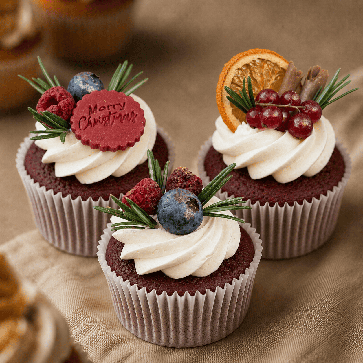 delux-kerst-cupcake set