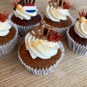 Koningsdag cupcake set