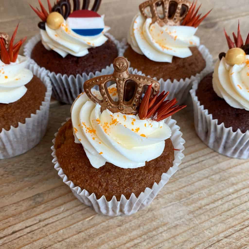 Koningsdag cupcake set