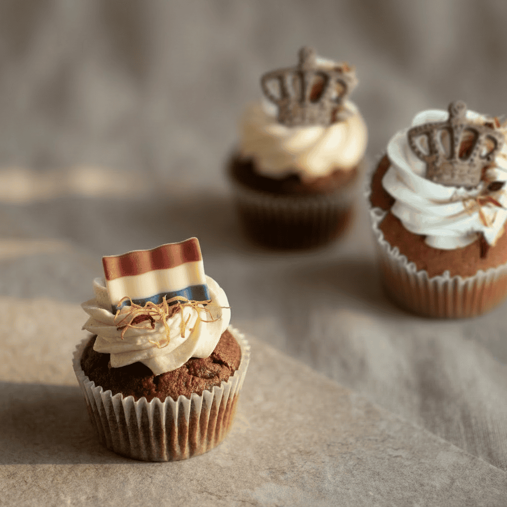 Koningsdag mini cupcakes - Afbeelding 4