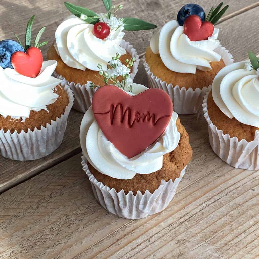 Moederdag cupcake set vegan & glutenvrij