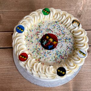 Vegan & glutenvrije Ninjago taart