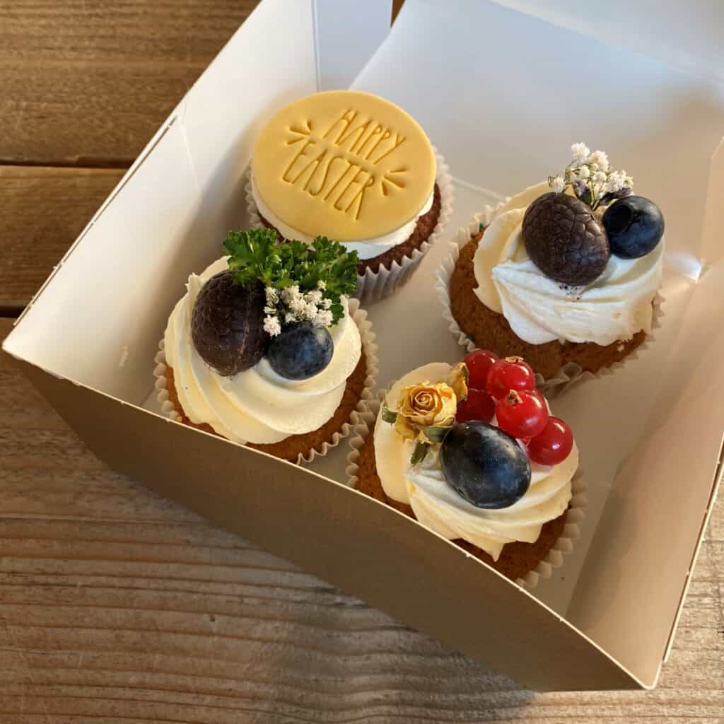 Pasen cupcake set box vegan & glutenvrij