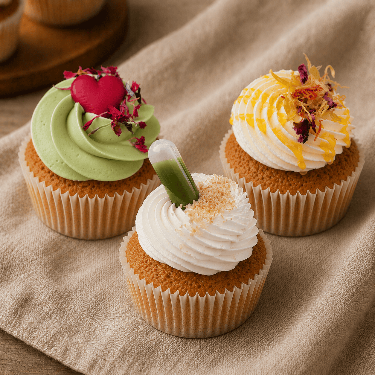 Seizoensmaken cupcake box mix zomer