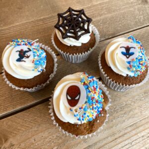 Spiderman cupcakes