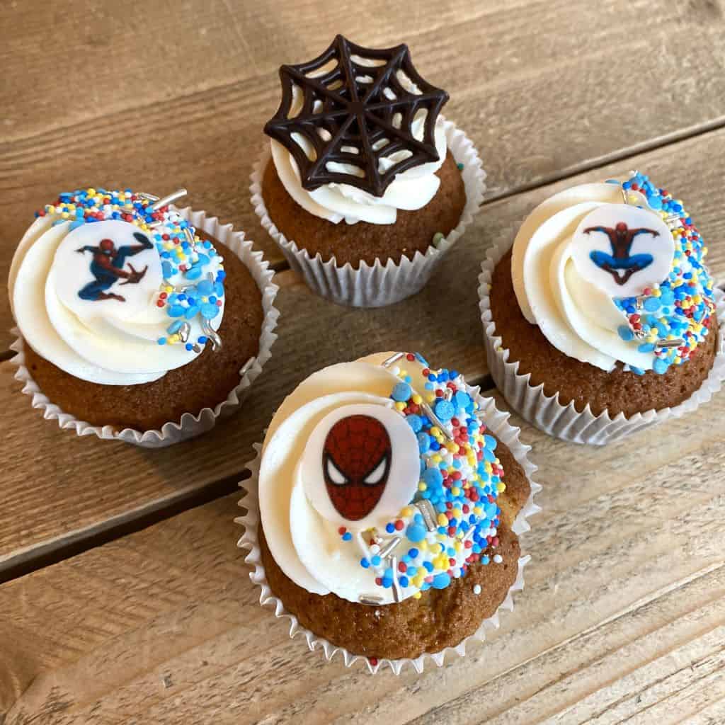 Spiderman cupcakes