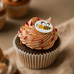 Vagan en Glutenvrije cupcake happy-bee
