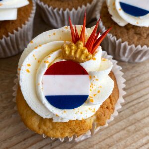 Koningsdag cupcakes – vegan & glutenvrij
