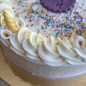 Vegan & glutenvrije Unicorn taart