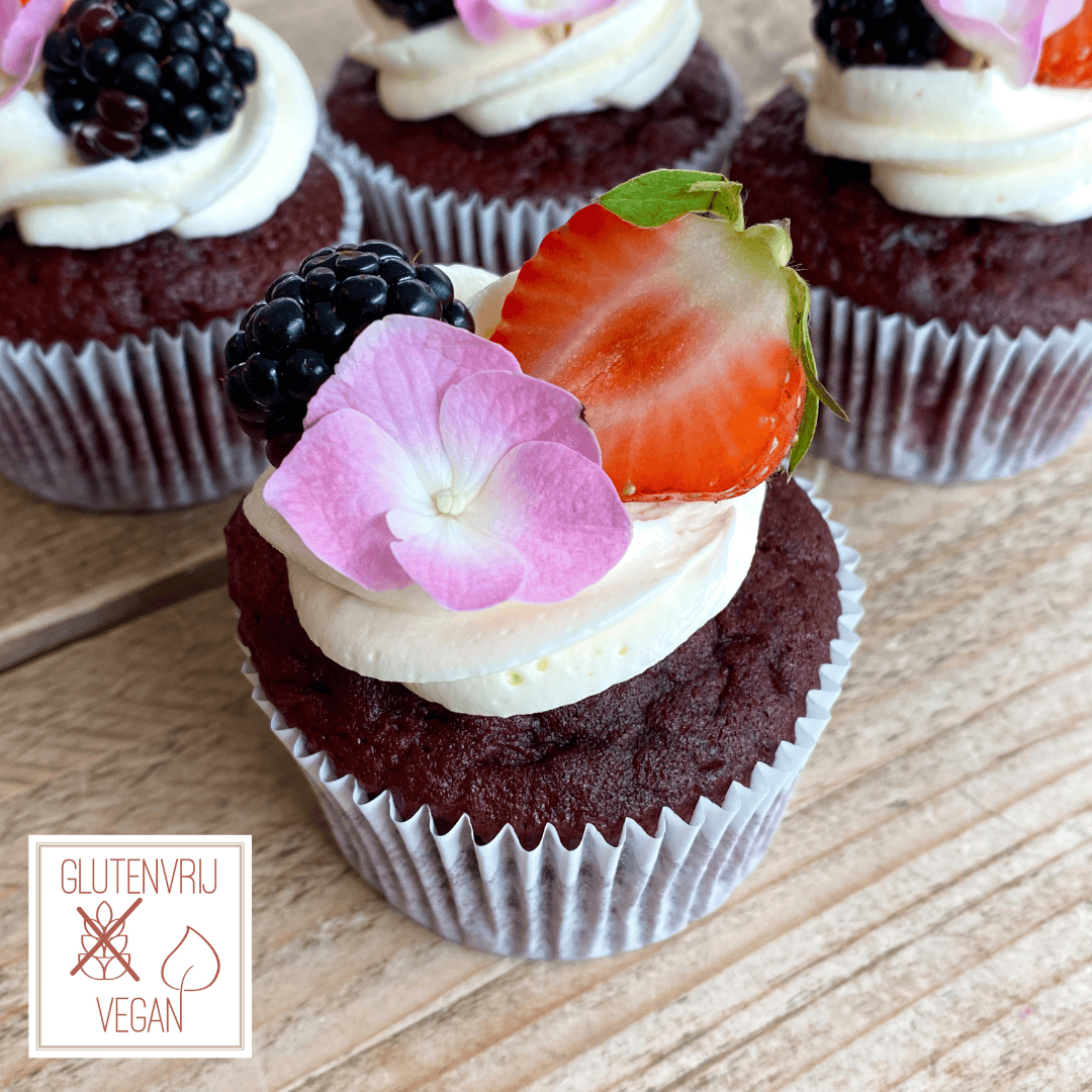 Bruiloft cupcakes | vegan & glutenvrij - Afbeelding 7