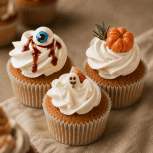 Vegan halloween cupcake set