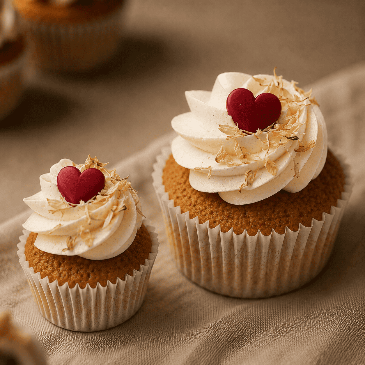 Valentijn cupcake big vs mini