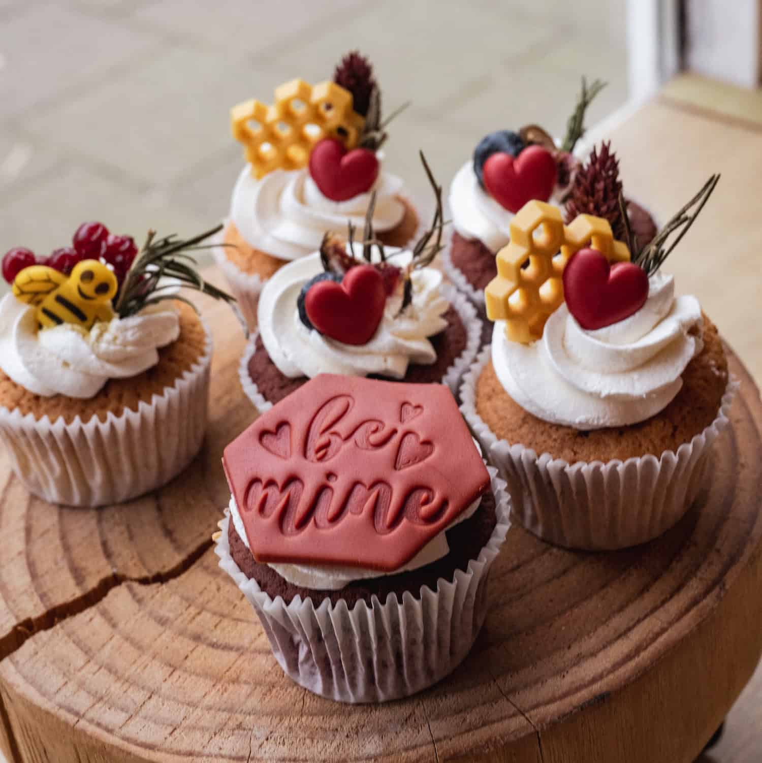 Valentijnsdag cupcakes en taarten