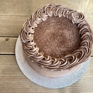 Vegan, gluten- & notenvrije Devil's food taart - chocolade