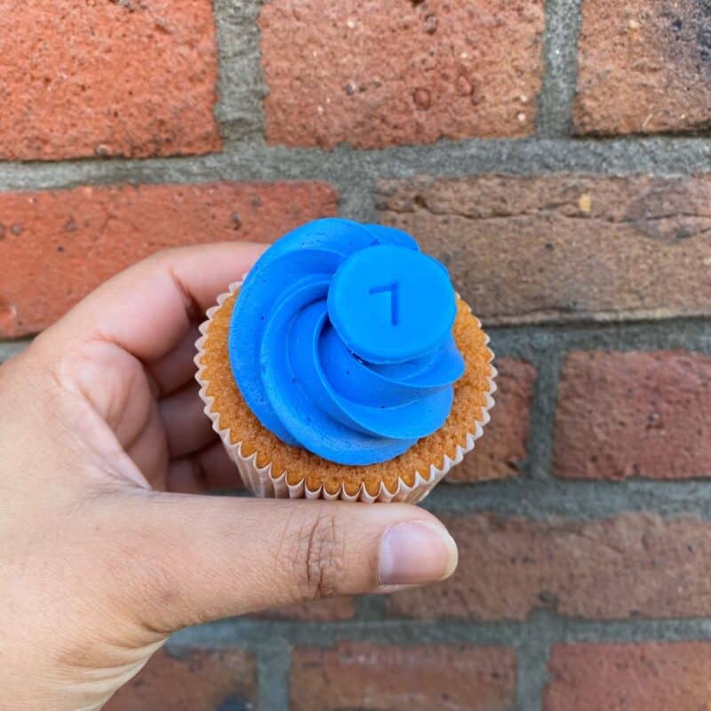 Cupcakes met cijfers of letters - Afbeelding 2