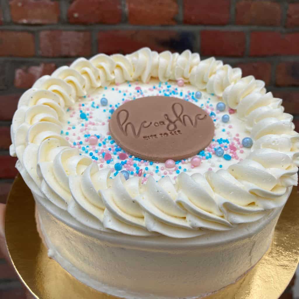 Gender reveal taart - Sprinkels - Afbeelding 2