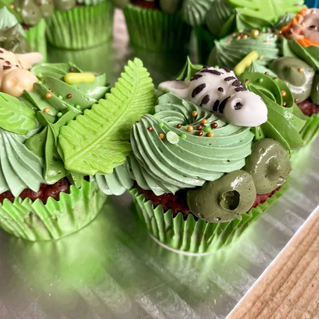 Pull a part cijfer letter cupcake taart