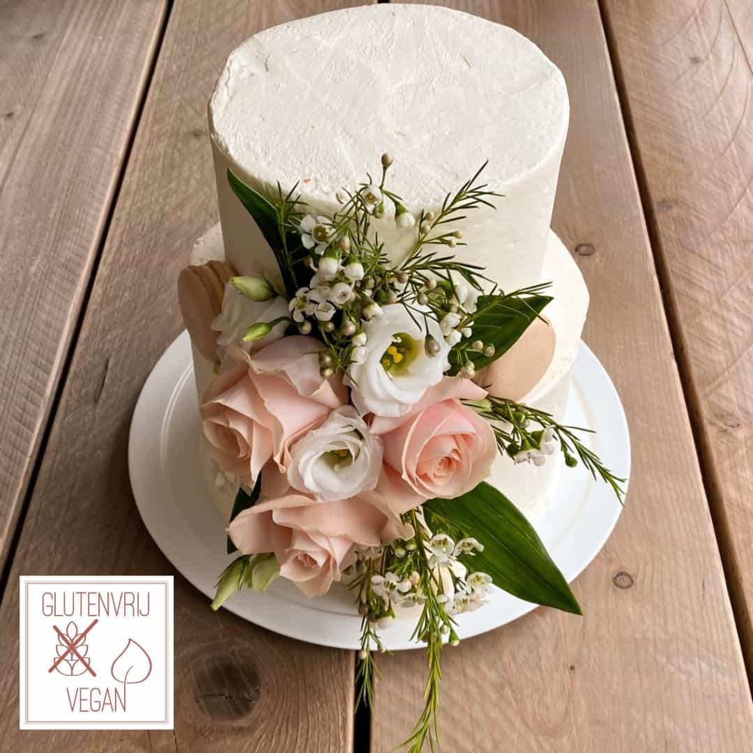 vegan en glutenvrije ready to go bruilofttaart