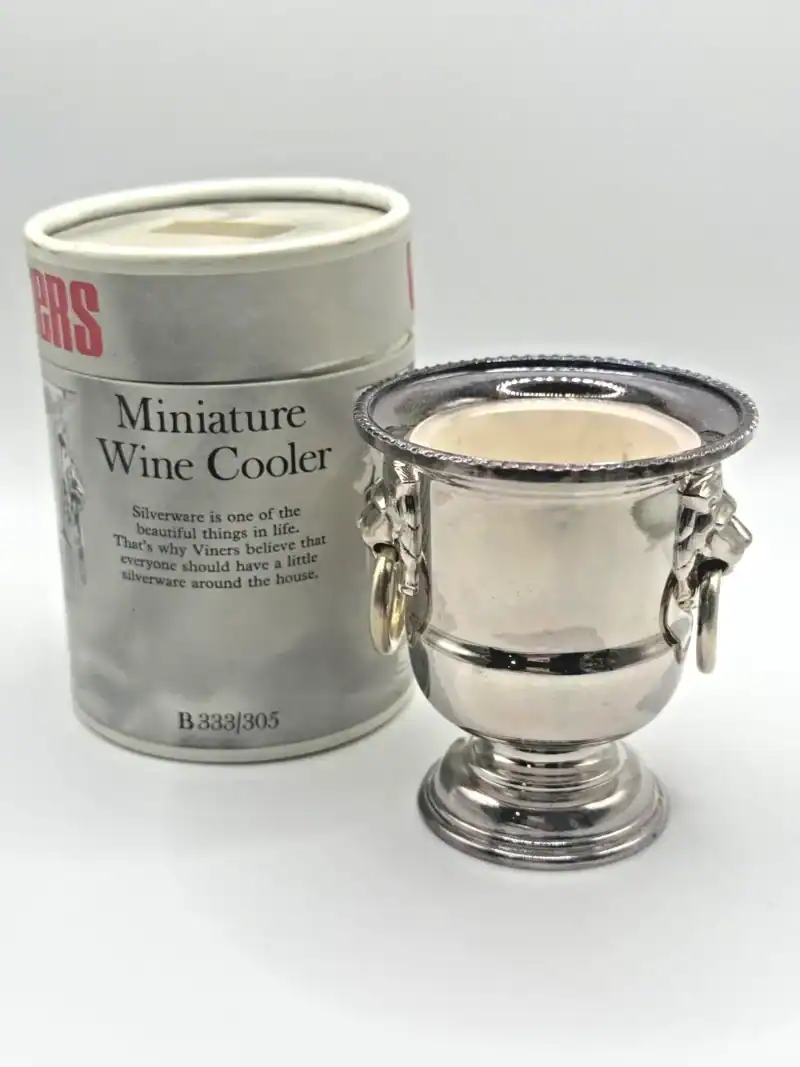 Viners Sheffield Silver Plated Miniature Wine Cooler