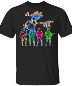 The Irish Rock Band In Saturated Color T-Shirt