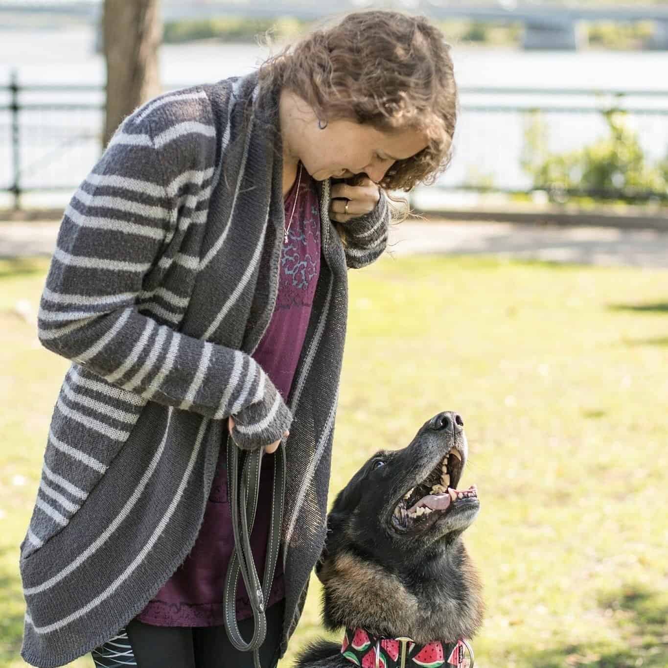 Fanny Beaudet, propriétaire de l'entreprise de dressage canin La Niche Club.