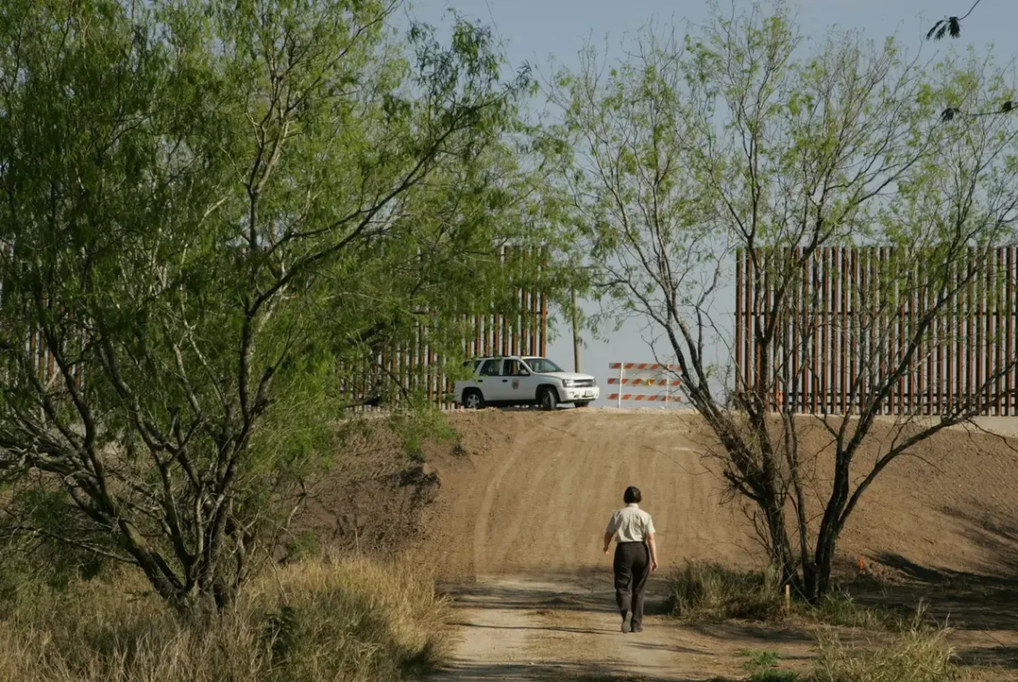 Ice Barbie Waived Endangered Species Act To Build Border Wall Through Texas Wildlife Refuge Border wall built through texas wildlife refuge